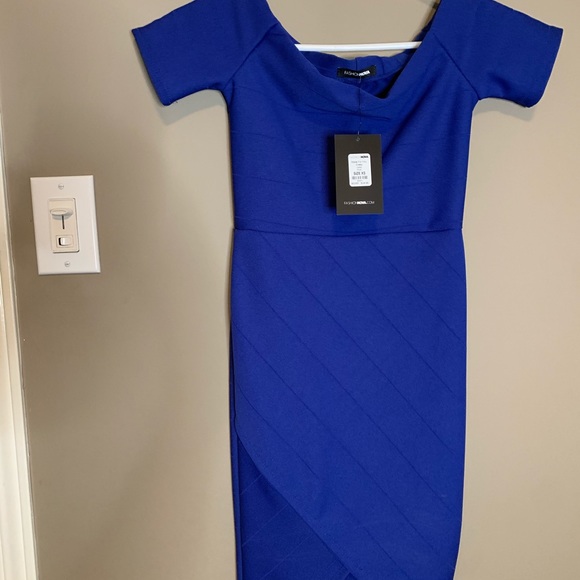 Blue mini dress - Picture 2 of 3